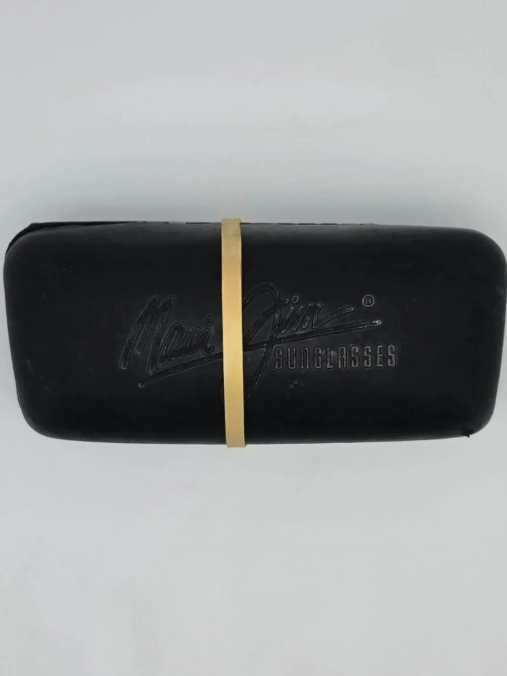 Maui Jim MJ142-02 Volcano Black Frame Polarized Grey Glass Lens Sunglasses Japan